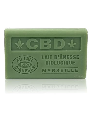 SAVON AU LAIT D'ÂNESSE BIO CBD À L'HUILE DE CHANVRE