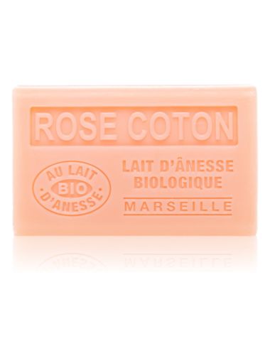 SAVON AU LAIT D'ÂNESSE BIO ROSE COTON