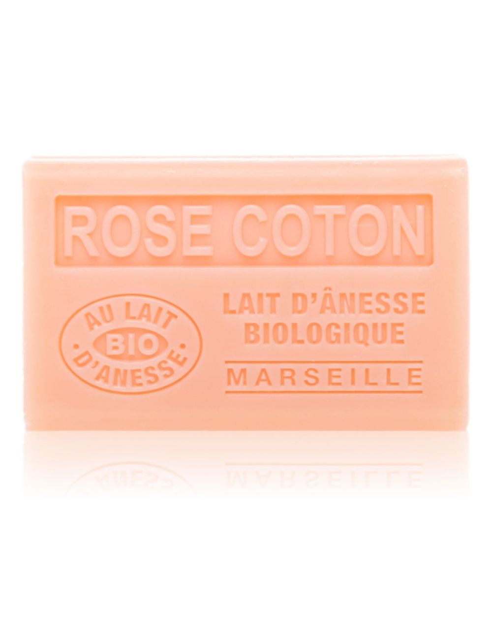 SAVON AU LAIT D'ÂNESSE BIO ROSE COTON