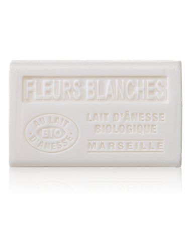 SAVON AU LAIT D'ÂNESSE BIO FLEURS BLANCHES