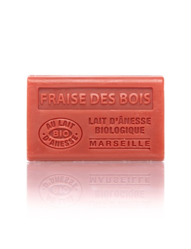 SAVON AU LAIT D'ÂNESSE BIO - FRAISE DES BOIS