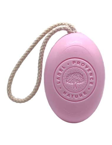 SAVON CORDE AU LAIT D'ÂNESSE BIO ROSE