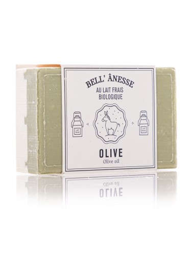 SAVON BI FACE AU LAIT D'ÂNESSE BIO HUILE D'OLIVE