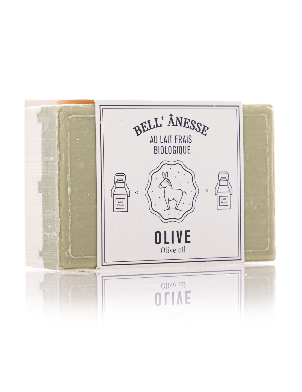 SAVON BI FACE AU LAIT D'ÂNESSE BIO HUILE D'OLIVE