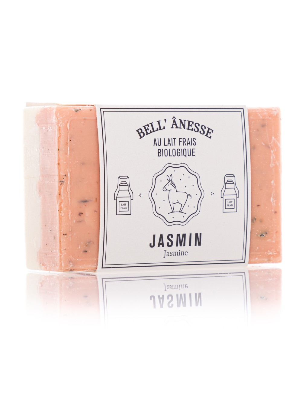 SAVON BI FACE AU LAIT D'ÂNESSE BIO JASMIN EXFOLIANT