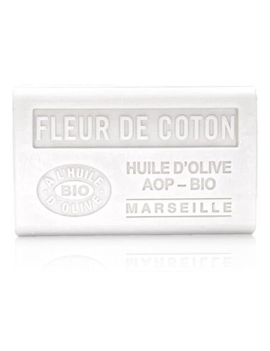 SAVON À L'HUILE D'OLIVE AOP - BIO FLEUR DE COTON