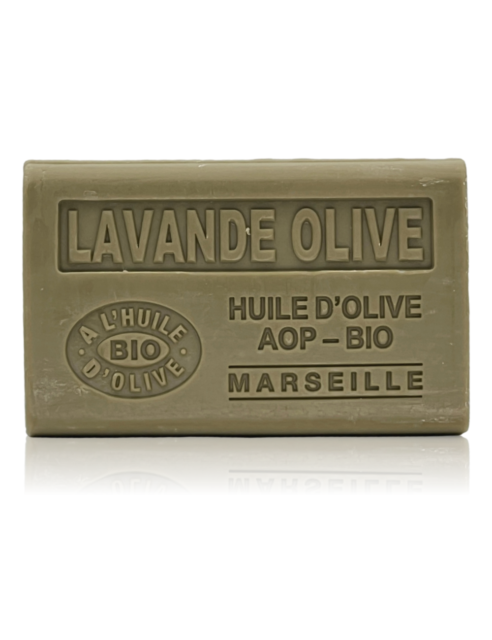 SAVON À L'HUILE D'OLIVE AOP - BIO LAVANDE-OLIVE