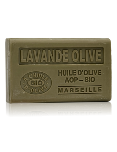 SAVON À L'HUILE D'OLIVE AOP - BIO LAVANDE-OLIVE