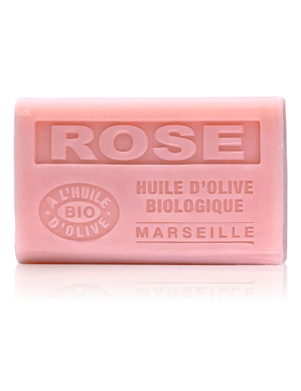 SAVON À L'HUILE D'OLIVE BIO ROSE