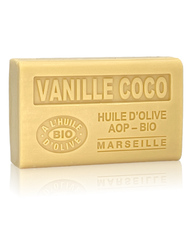 SAVON À L'HUILE D'OLIVE AOP - BIO VANILLE COCO