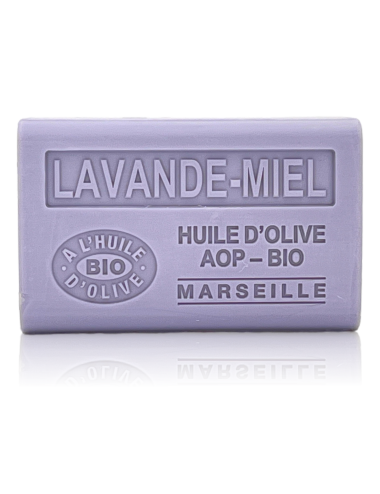 SAVON À L'HUILE D'OLIVE AOP - BIO LAVANDE MIEL