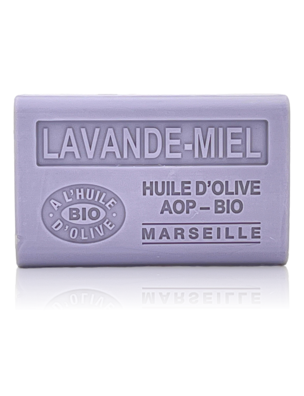 SAVON À L'HUILE D'OLIVE AOP - BIO LAVANDE MIEL