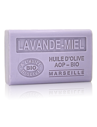 SAVON À L'HUILE D'OLIVE AOP - BIO LAVANDE MIEL