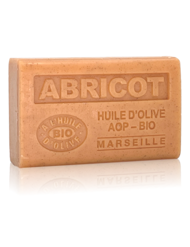 SAVON À L'HUILE D'OLIVE AOP - BIO ABRICOT EXFOLIANT