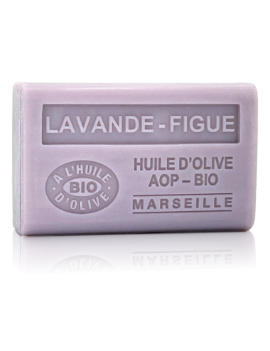 SAVON À L'HUILE D'OLIVE AOP - BIO LAVANDE FIGUE