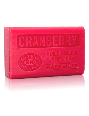 SAVON À L'HUILE D' OLIVE AOP - BIO CRANBERRY