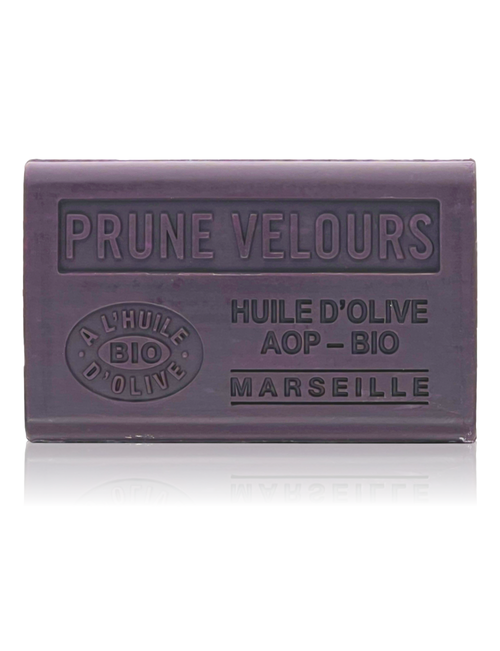 SAVON À L'HUILE D' OLIVE AOP - BIO PRUNE DE VELOURS