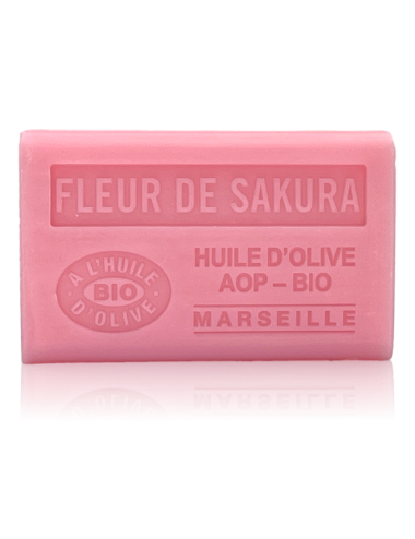 SAVON À L'HUILE D' OLIVE AOP - BIO FLEURS DE SAKURA