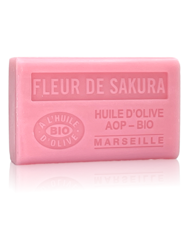 SAVON À L'HUILE D' OLIVE AOP - BIO FLEURS DE SAKURA