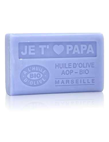 SAVON À L'HUILE D'OLIVE AOP - BIO JE T'AIME PAPA