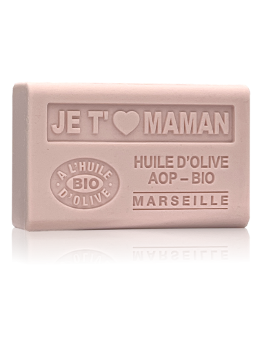 SAVON À L'HUILE D'OLIVE BIO JE T'AIME MAMAN