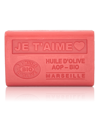 SAVON À L'HUILE D'OLIVE AOP - BIO JE T'AIME AVEC UN COEUR