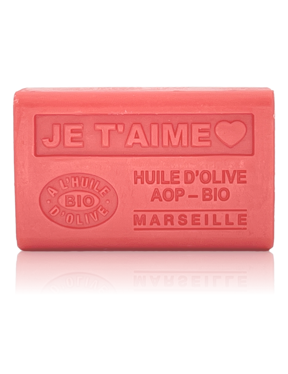 SAVON À L'HUILE D'OLIVE AOP - BIO JE T'AIME AVEC UN COEUR