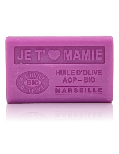 SAVON À L'HUILE D'OLIVE AOP - BIO JE T'AIME MAMIE