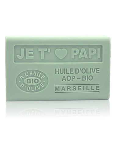 SAVON À L'HUILE D'OLIVE AOP - BIO JE T'AIME PAPI