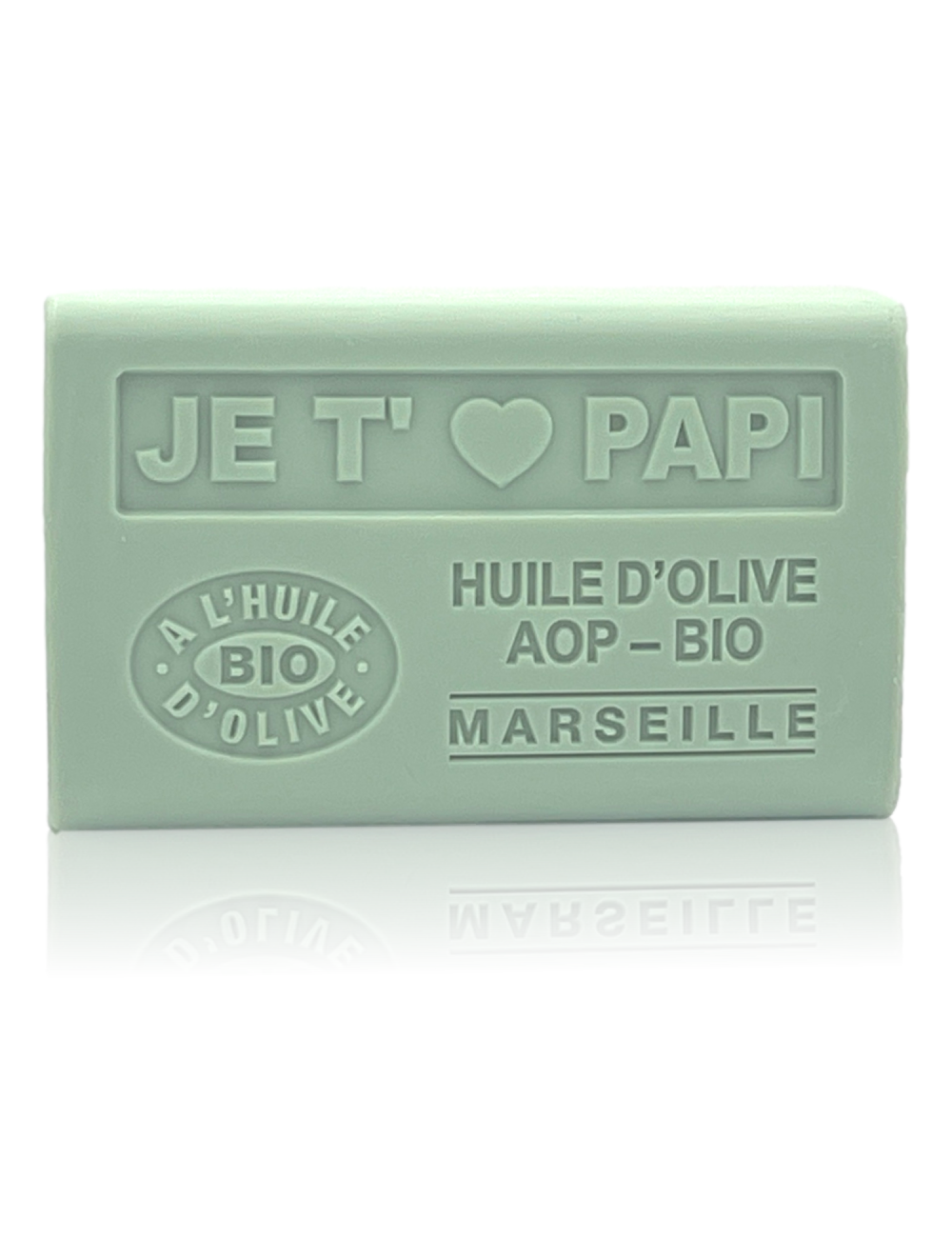 SAVON À L'HUILE D'OLIVE AOP - BIO JE T'AIME PAPI