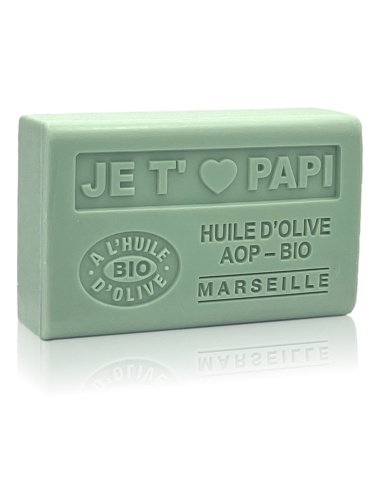 SAVON À L'HUILE D'OLIVE AOP - BIO JE T'AIME PAPI