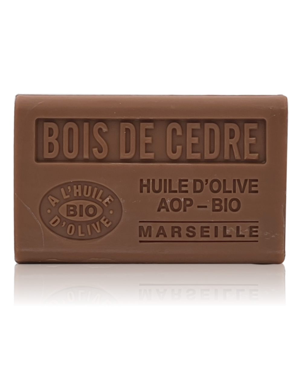 SAVON À L'HUILE D' OLIVE AOP - BIO BOIS DE CEDRE