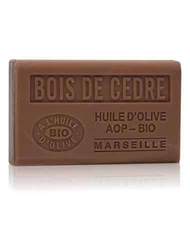 SAVON À L'HUILE D' OLIVE AOP - BIO BOIS DE CEDRE