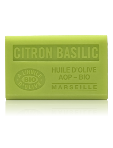 SAVON À L'HUILE D' OLIVE AOP - BIO CITRON BASILIC