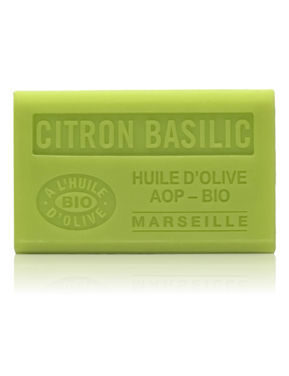 SAVON À L'HUILE D' OLIVE AOP - BIO CITRON BASILIC