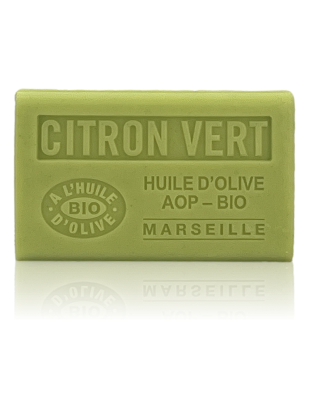 SAVON À L'HUILE D'OLIVE AOP-BIO CITRON VERT