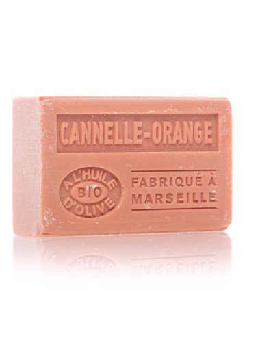 SAVON À L'HUILE D'OLIVE BIO CANNELLE ORANGE EXFOLIANT