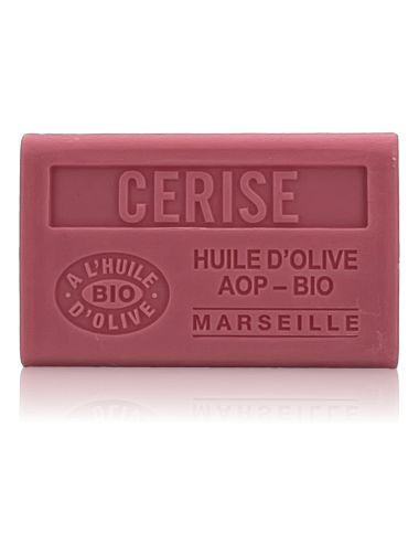 SAVON À L'HUILE D'OLIVE AOP-BIO CERISE