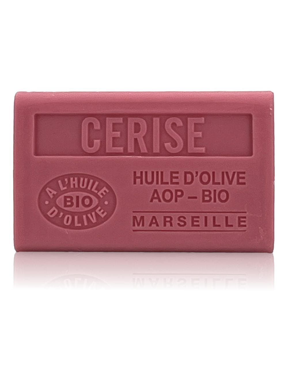 SAVON À L'HUILE D'OLIVE AOP-BIO CERISE