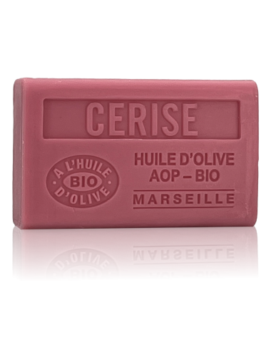 SAVON À L'HUILE D'OLIVE AOP-BIO CERISE