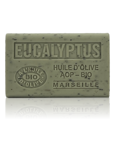 SAVON À L'HUILE D'OLIVE AOP-BIO EUCALYPTUS EXFOLIANT