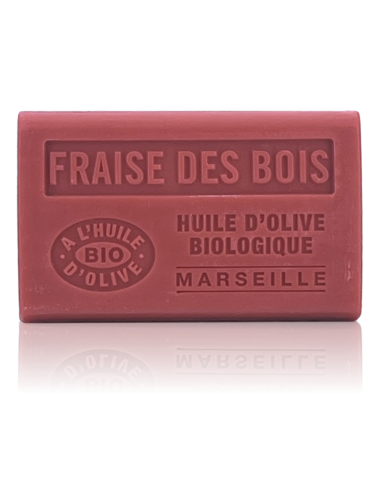 SAVON À L'HUILE D'OLIVE AOP-BIO FRAISE DES BOIS