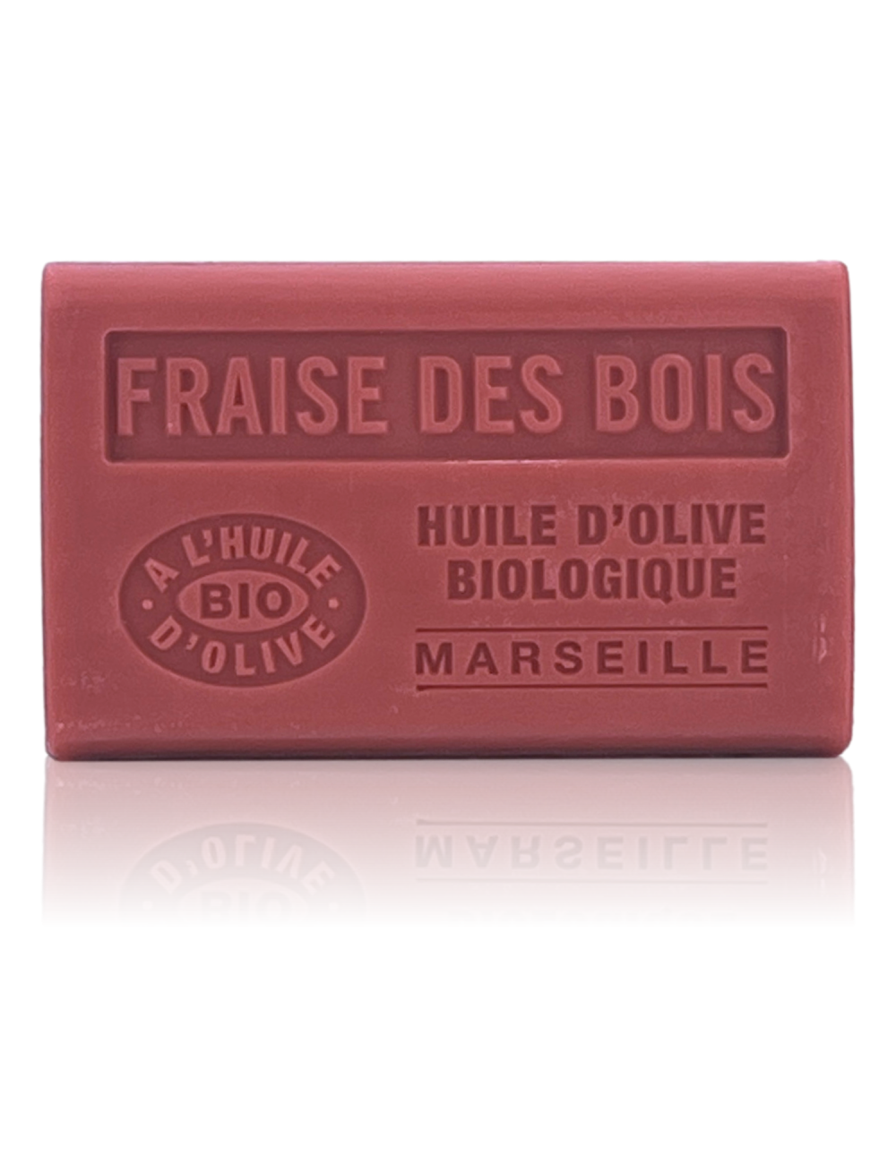 SAVON À L'HUILE D'OLIVE AOP-BIO FRAISE DES BOIS