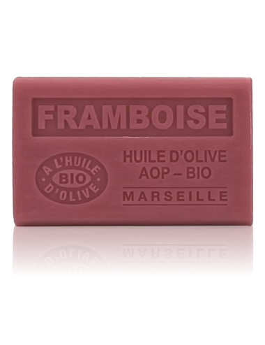 SAVON À L'HUILE D'OLIVE AOP-BIO FRAMBOISE