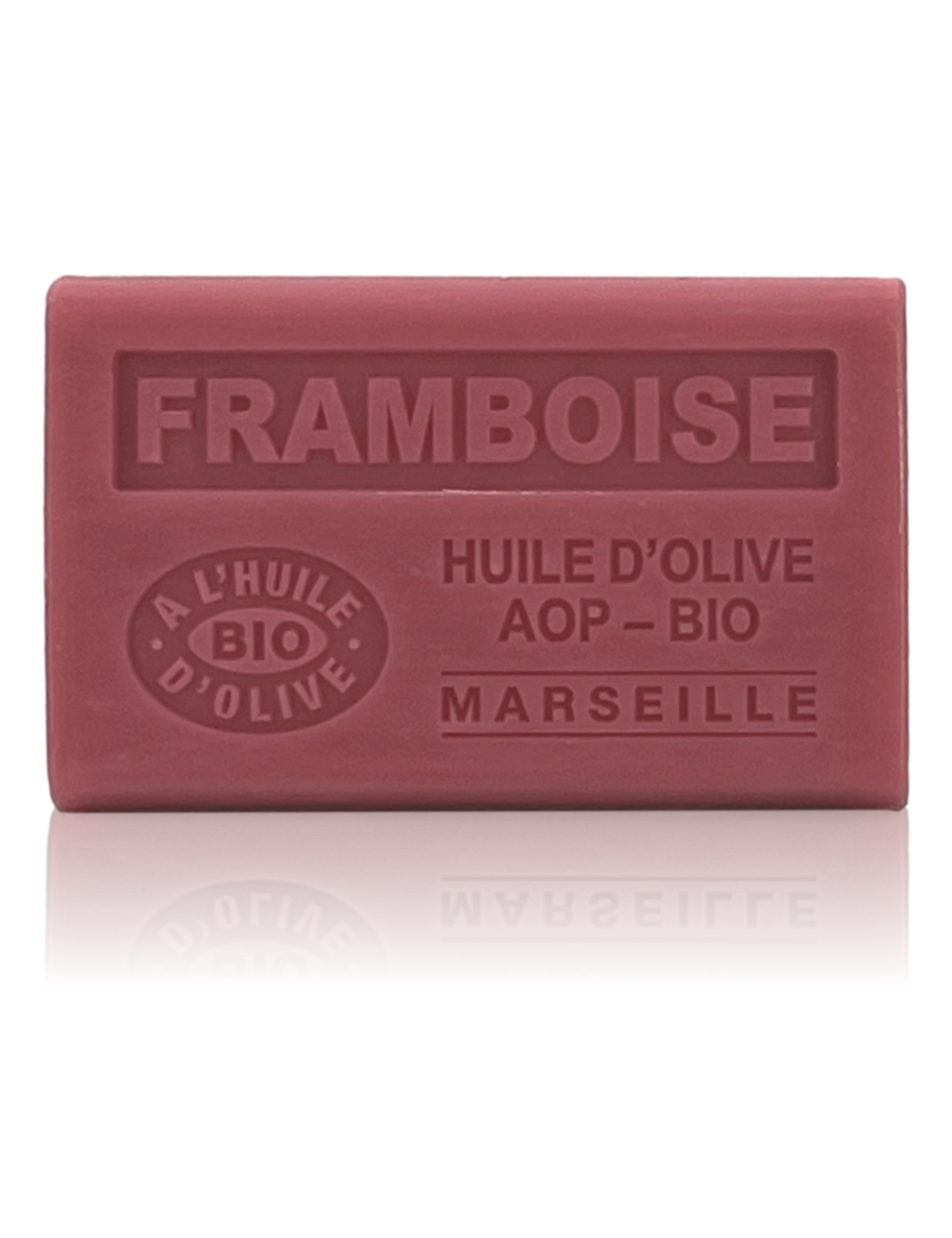 SAVON À L'HUILE D'OLIVE AOP-BIO FRAMBOISE