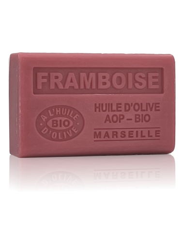 SAVON À L'HUILE D'OLIVE AOP-BIO FRAMBOISE