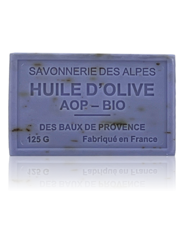 SAVON À L'HUILE D'OLIVE AOP-BIO LAVANDE BROYÉE