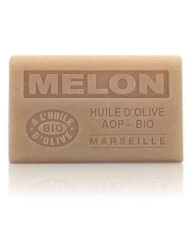 SAVON À L'HUILE D'OLIVE AOP-BIO MELON