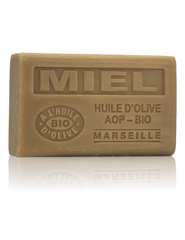 SAVON À L'HUILE D'OLIVE AOP-BIO MIEL