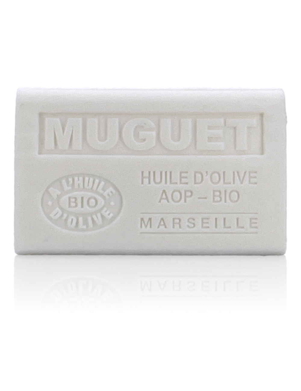 SAVON À L'HUILE D'OLIVE AOP-BIO MUGUET